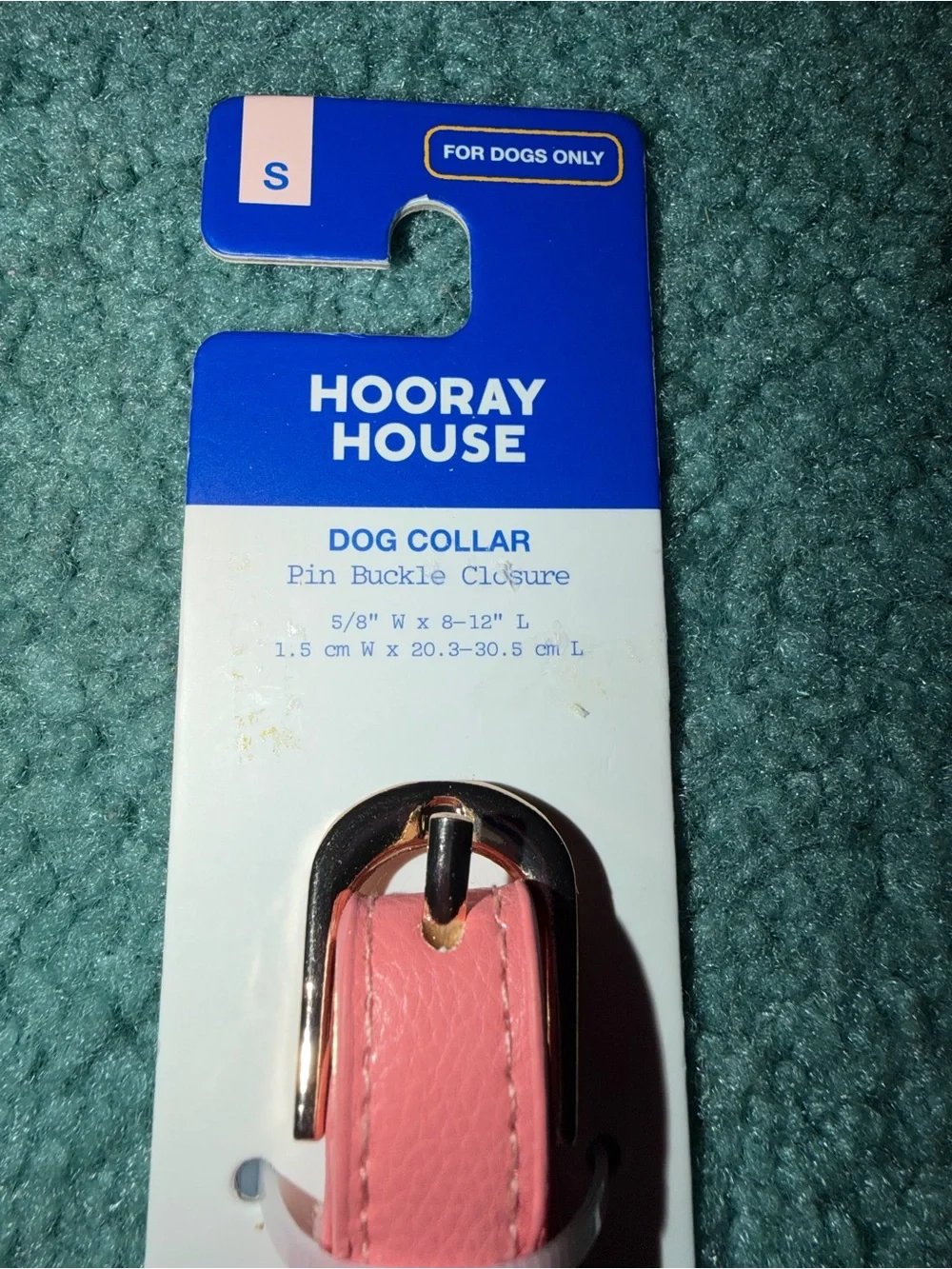 Hooray House Coral Daisy Dog Collar!